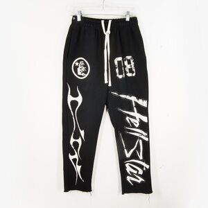 Hellstar Black Medium 08 Path to Paradise Graphic Sweatpants